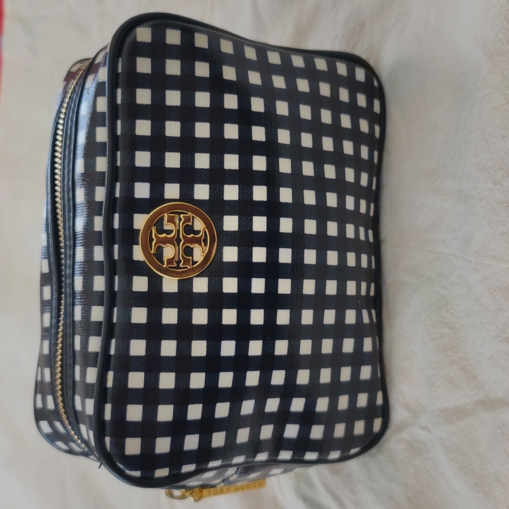 Cute Tory Burch cosmetic bag